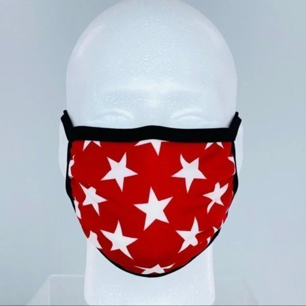 WASHABLE POLY & COTTON MASK New In Package • 27 P